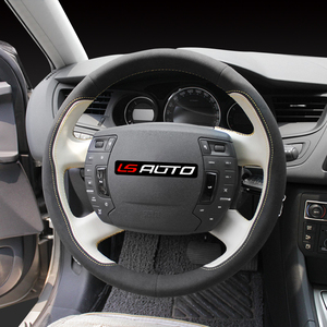 Accessori interni Auto coprivolante per citroen spaziatore 2013-2019 2020 2022 avvolgente volante in alcantara - Product Image 4