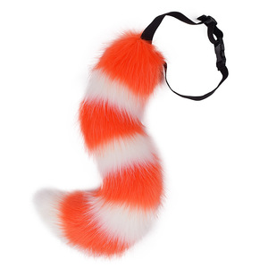 Serie de Halloween: Cola de Gato Hecha a Mano, Juguete de Cola de Zorro, Cinturón de Peluche para <span class=keywords><strong>Hombre</strong></span> Adulto, Accesorios de Cosplay - Product Image 6