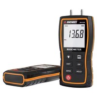 Testeur de pression numérique à rétroéclairage LCD Sndway, indication automatique de faible tension de la batterie, manomètre de pression différentielle SW-512B
