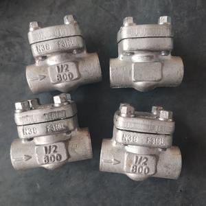 Válvula de Retención Forjada H41Y, Tipo Oscilante Unidireccional, A105F304F316L, Resistente a la Corrosión para Medios de Aceite, Agua y Gas, Estándar Americano - Product Image 3