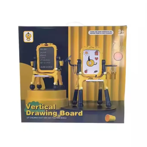 Giocattolo Educativo per Bambini 2 in 1: Lavagna da Disegno con Supporto Corto e Disegni Cartoon - Product Image 1