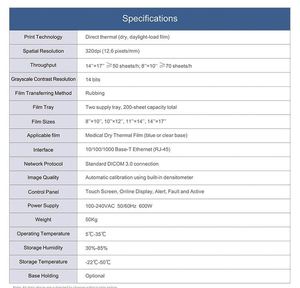 Stampante per pellicole a raggi X con sistema CT MRI DR <span class=keywords><strong>CR</strong></span> medico per ospedale - Product Image 6