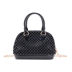 新款彩色迷你包女孩硬币包儿童手袋设计师聚氯乙烯镂空女式小包 - Product Image 3