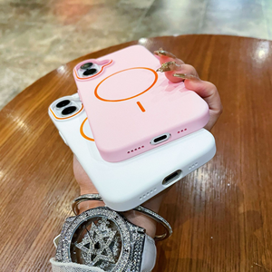 <span class=keywords><strong>Custodia</strong></span> Magnetica Monocolore Antiurto in PC Rigido Delicata sulla Pelle per <span class=keywords><strong>iPhone</strong></span> 16 15 14 13 <span class=keywords><strong>12</strong></span> 11 Pro Max - Product Image 5