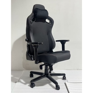 Chaise de jeu <span class=keywords><strong>Kaiser</strong></span> 3 Anda en cuir de fibre de carbone noir complet Chaise de jeu robuste de grande taille pour les personnes grasses Chaise d'ordinateur de bureau - Product Image 3