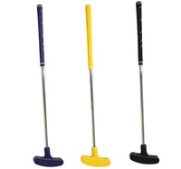 Jeu de mini putter de golf Tête de club colorée recouverte de caoutchouc Putter de golf pour enfants Golf Sport Practice