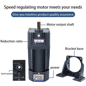 Motor Listrik <span class=keywords><strong>Generator</strong></span> AC Fase Tunggal 120V 220V 400W 50Hz dengan Flens - Product Image 6