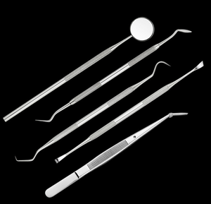 <span class=keywords><strong>5</strong></span> trong 1 nha khoa Kit nha khoa kiểm tra Kit Miệng gương Tweezer và thăm dò nha khoa công cụ làm sạch phẫu thuật Kit - Product Image 6
