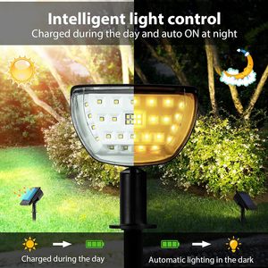 Outdoor IP65 Waterproof 6000K Solar Energy Led Garden Lawn Lights Solar Decoration Light /Solar <b>Lamp</b>/Solar Landscape Spotlights - Product Image 5