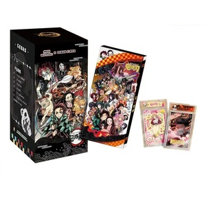 GEBAO Demon Slayer Collection Cards con losas Endless Stars Anime <span class=keywords><strong>Shinobu</strong></span> <span class=keywords><strong>Nezuko</strong></span> <span class=keywords><strong>Mitsuri</strong></span> Juego de personajes Naipes Regalo - Product Image 1