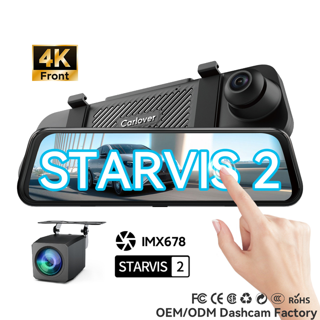 Carlover AI Dash cam IMX678 STARVIS 2 4K Dual Lens 5G WiFi GPS ADAS WDR IPS Screen Parking Monitor CAR dvr car camera