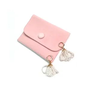 Pochette d'enveloppe de bijoux personnalisée avec sac d'emballage de boucle d'oreille de bouton