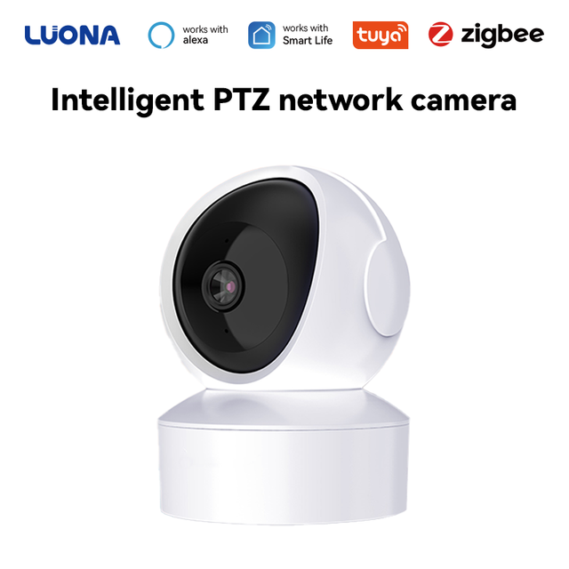2026 3MP Kooyii APP Indoor Wifi Camera Supports Night Vision 256GB Large Storage Space 360° Manual Rotation PTZ Security Camera
