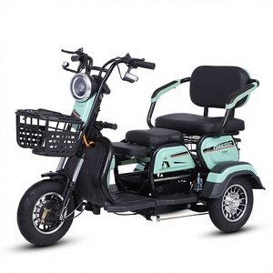 Nouveau modèle de tricycle électrique standard national, mini-<span class=keywords><strong>scooter</strong></span> électrique d'assistance pour adultes, idéal pour le transport familial et les trajets domicile-école des enfants - Product Image 1