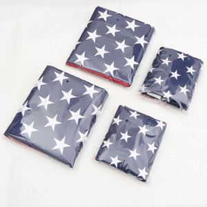 Polyester Waterproof Cloth <b>Flag</b> with Stainless Steel Flagpole Stars Stripes Design for USA Cross-Border Banners Digital Printing - Product Image 3