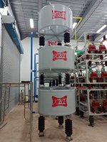 Reactor Limitador de Corriente de Núcleo de Aire de Alta Tensión 6-35KV Tipo Seco Clase de Aislamiento H IP54 50Hz 50-500kvar para Subestaciones