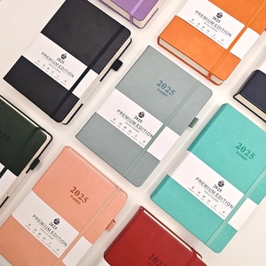 2025 diario de impresión personalizado diario cuaderno diario semanal mensual planificador A5 Agenda - Product Image 4