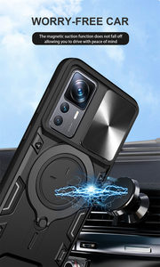 Slide Máy Ảnh Armor Điện Thoại Trường Hợp Đối Với Oppo Realme Gt 6T 5G C61 C63 4G 12 Pro Cộng Với Pro + C67 Reno 11 F 11F A60 Đứng Chân Đế Bìa - Product Image 4