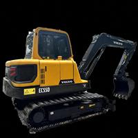 Mini-excavatrice d'occasion Volvo EC55 EC55D 5,5 tonnes 6 tonnes 5 tonnes, moteur et engrenages multifonctions, certifiée CE, à vendre
