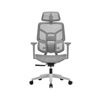 Nouvelle chaise de bureau ergonomique de luxe à dossier haut en maille, design moderne, réglable et mobile, avec support lombaire, pour cadres