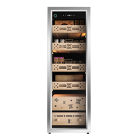 Humidor électronique réfrigéré avec compresseur, cave à cigares de grande capacité, réfrigérateur à cigares