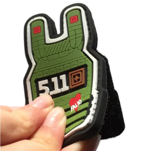 Hot Seller Factory Directly Wholesale Custom 3d Embossed Logo Clothing Silicone Label Pvc Rubber Patch