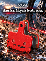Plaquettes de frein frittées MOTSUV pour vélo électrique avec fibre de Kevlar, résistantes à l'usure et à la pluie, garniture de frein à disque anti-bruit, pièces de frein pour vélo électrique