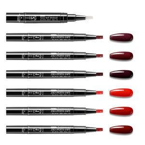 Gel UV Rojo Navideño de Dos Pasos, Fórmula Líquida No Tóxica SIN HEMA, OEM/ODM Disponible, <span class=keywords><strong>1</strong></span> Onza Líquida, Esmalte <span class=keywords><strong>en</strong></span> Gel Removible - Product Image 2