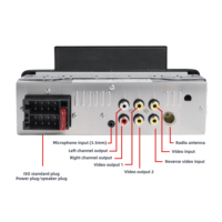 Lecteur MP5 de voiture 4,3 pouces à succès transfrontalier avec prise en charge de l'interconnexion téléphone portable, image de recul, HD, DSP, GPS, RGB