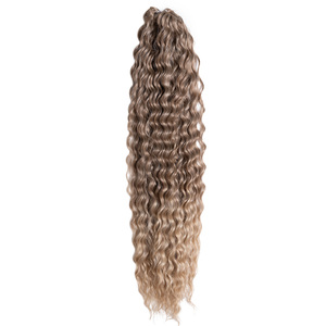 Extensions de cheveux synthétiques ARIEL résistantes à la chaleur, ondulées profondes, effet vague d'eau, en <span class=keywords><strong>fibre</strong></span> haute température, fabriquées à la machine - Product Image 4