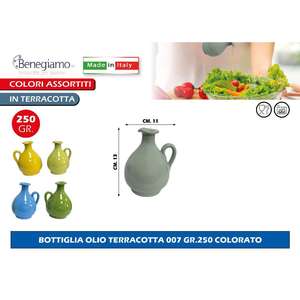 TERRACOTTA 007 GR.250 Bottiglia Colorata per Olio, Vasi e Bottiglie per Conservazione - Product Image 1