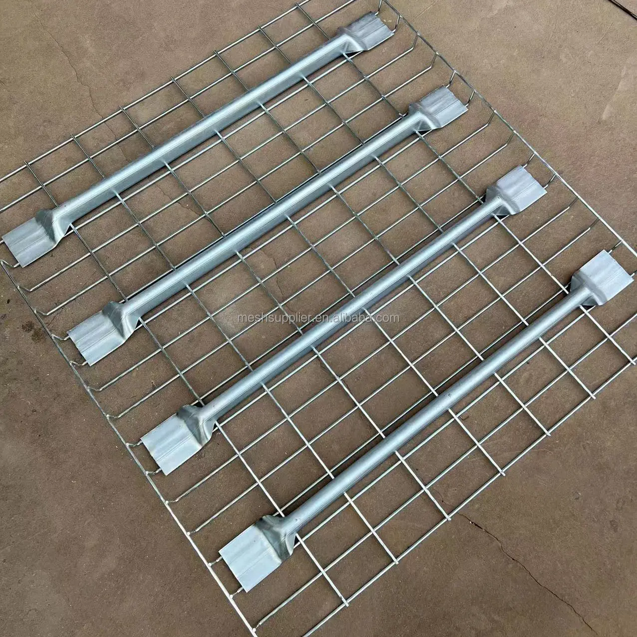 Armoire de rangement en zinc, fil soudage en acier galvanisé, pont à mailles solides, pour support à étagère
