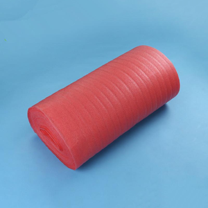 Rouleau de coussin matelassé antichocs, couleur rouge, en coton tpe, nouvelle collection, matériau d'emballage - Product Image 2