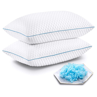 Vente en gros de coussins de couchage ergonomiques orthopédiques réglables en mousse à mémoire de forme pour soulager les douleurs cervicales
