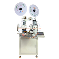 JCW-CST02B automatische Kabel herstellungs ausrüstung Doppelseitige Abisolier-und Terminal-Crimp maschine zum Schneiden