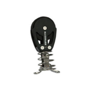 Polea para Velero Blue Shark 2250-T, Simple/Giratoria, con Diámetro de Rueda de 38 mm, Diámetro de Cable de 10 mm, Herraje Marino de Aleación de Aluminio - Product Image 1