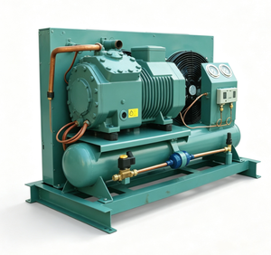 Unità di Refrigerazione Esterna a Pistone per Basse Temperature, Raffreddata ad Aria, Unità Compressore per Refrigerazione Aperta e Celle Frigorifere - Product Image 2