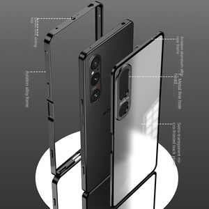 Acrylique de qualité supérieure + bordure en métal boucle à ressort détachable couverture arrière <span class=keywords><strong>pour</strong></span> <span class=keywords><strong>Sony</strong></span> <span class=keywords><strong>Xperia</strong></span> 1 IV <span class=keywords><strong>coque</strong></span> de <span class=keywords><strong>téléphone</strong></span> antichoc <span class=keywords><strong>pour</strong></span> <span class=keywords><strong>Sony</strong></span> <span class=keywords><strong>Xperia</strong></span> 1 V - Product Image 1