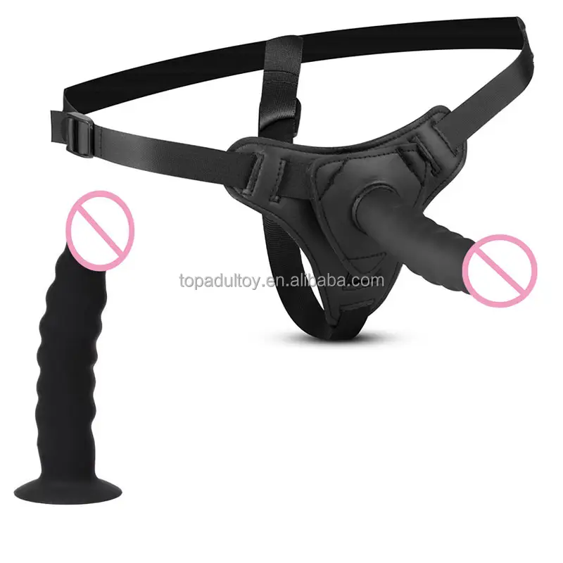 Wholesale Manufacturer Strapless Strap On Dildo Vibrator High quality Ultra Harness Kit with Dildo