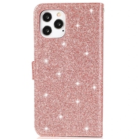 Étui brillant pour iPhone 17 16 15 14 13 12 MINI 11 Pro X XR XS XS Max 7 8 Plus et étui portefeuille en cuir pour Samsung Galaxy