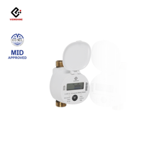 Compteur d'eau intelligent sans fil DN15 NB-IoT à ultrasons IP68 certifié ISO pour la maison/l'agriculture avec lecture automatique et plateforme cloud