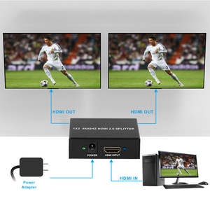 GC กล่องแยก <span class=keywords><strong>HDMI</strong></span> 1x2 <span class=keywords><strong>4K</strong></span> 60Hz <span class=keywords><strong>HDMI</strong></span> 2.0 ตัวแยกสัญญาณภาพและเสียง 1 เข้า 2 ออก รองรับ <span class=keywords><strong>HDCP</strong></span> <span class=keywords><strong>2.2</strong></span> - Product Image 2