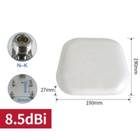 Antenne à écran plat de lecteur RFID longue portée 902-928MHz RHCP 8.5 dBi N femelle IP67 868 MHz 915 MHz antenne directionnelle UHF pour étiquette