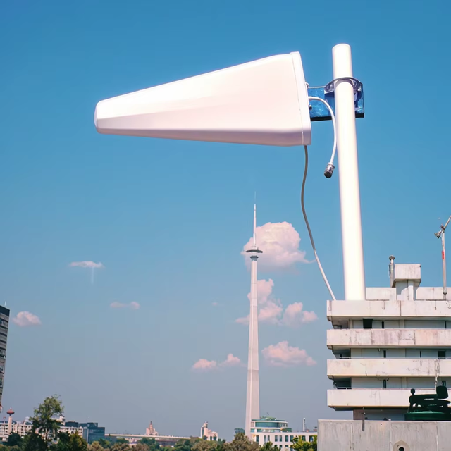 High Gain 698-2700Mhz LTE LPDA Antenna Directional Outdoor Waterproof Antenna with S-M-A Connector for 4G LTE signal