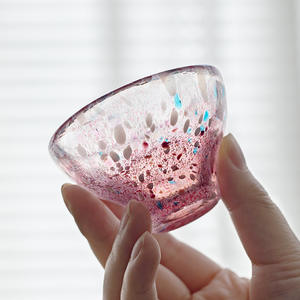 Tasse à thé ou à vin en <span class=keywords><strong>verre</strong></span> bleu clair <span class=keywords><strong>Toyo</strong></span> Sasaki Spring Song importée du Japon, style japonais simple, 1-100 ml - Product Image 4