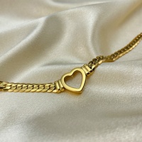 Kalung tulang ular baja tahan karat wanita, Kalung Cinta kepribadian berlebihan gaya Instagram