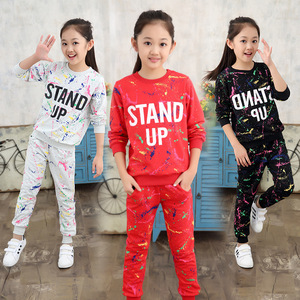 Ensemble sweat-shirt et pantalon pour petite fille, vêtements pour enfants, vente en gros en Chine - Product Image 1