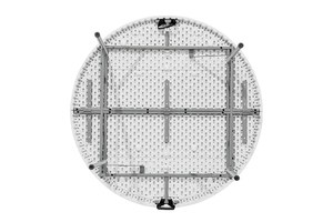 Nhà Máy Tùy Chỉnh Kích Thước 6ft <span class=keywords><strong>4ft</strong></span> 5ft Ngoài Trời Tiệc Cưới Cắm Trại Xách Tay Vòng Nhựa Gấp Bàn Ăn Cho Các Sự Kiện Đảng - Product Image 3