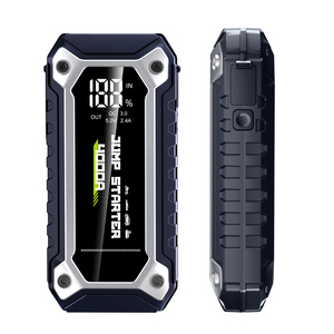 Démarreur de batterie de voiture portable 12V double USB PD60W 4000A avec lampe de poche <span class=keywords><strong>SOS</strong></span> et batterie externe, compatible moto/camion essence 7L diesel 5L - Product Image 2