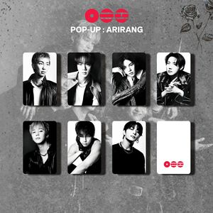 Set de 7 Fototarjetas HD del Nuevo Álbum de Ídolos de KPOP, ARIANG, V, SUGA, JK, <span class=keywords><strong>J</strong></span>-<span class=keywords><strong>HOPE</strong></span>, Tarjetas LOMO de Doble Cara, RM, JIN, JIMIN, Regalo para Fans - Product Image 1